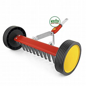 מדללת דשא ידנית עם גלגלים מדללת דשא ידנית עם גלגלים